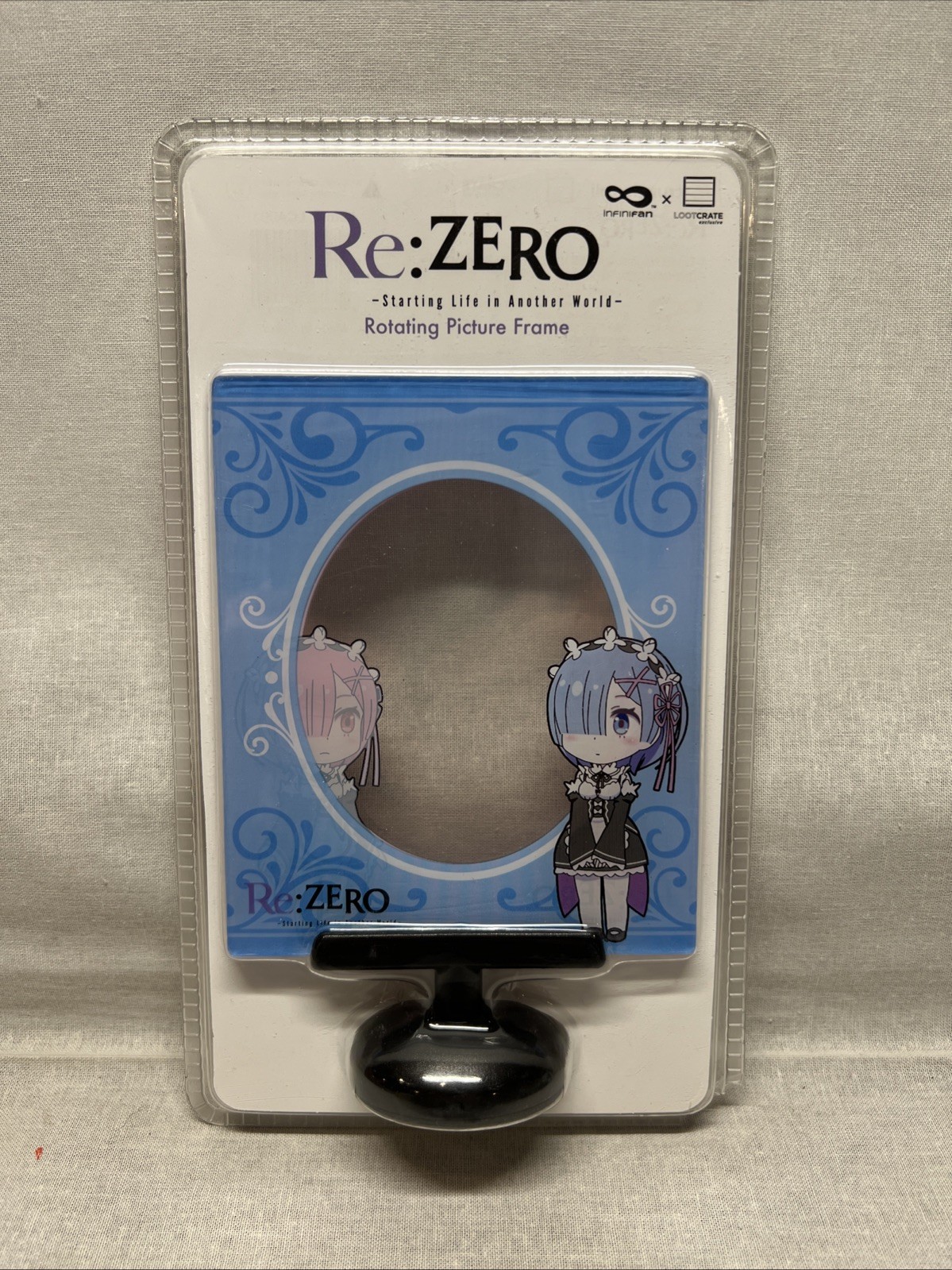 Crunchy Roll Re:Zero Rotating Picture Frame New
