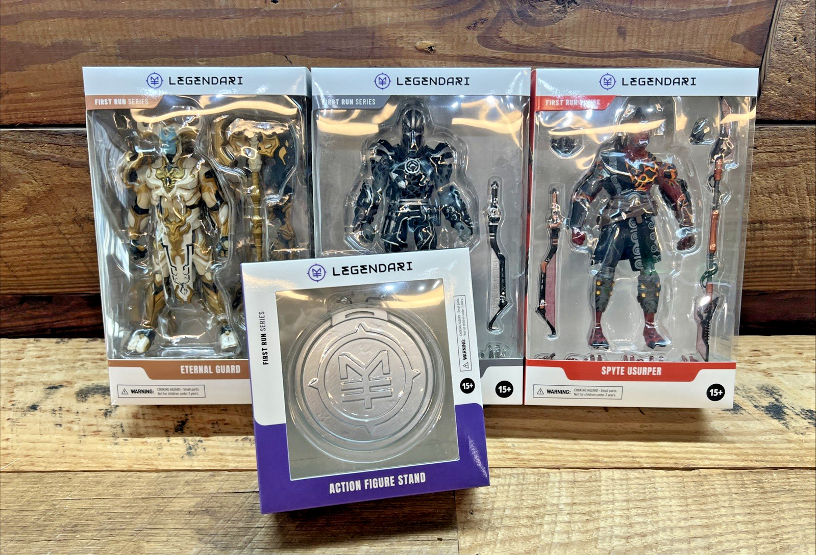 MetaTravelers Legendari Complete 3 Figure Lot 1st Run Kickstarter Exclusive