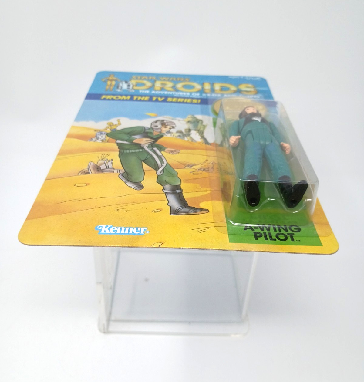 STAN SOLO Star Wars DROIDS Kenner Style A-Wing Pilot CUSTOM REPRO Action Fig
