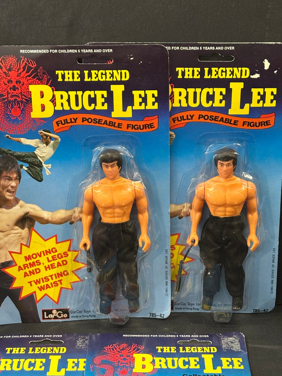 Bruce Lee The Legend Action Posed Vintage Figures Largo Toys New In Box Lot (13)