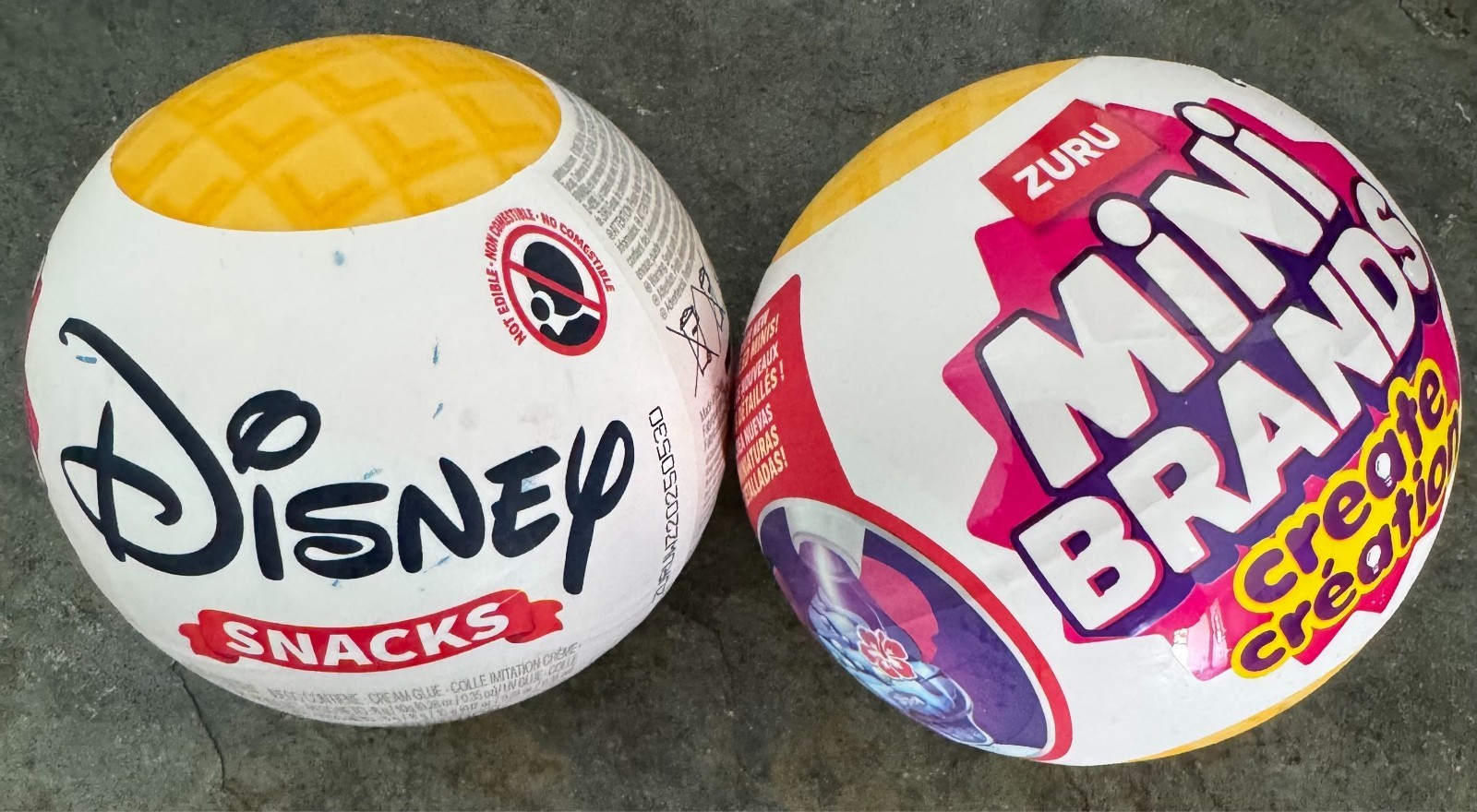 Lot of 2 ZURU MINI BRANDS CREATE DISNEY SNACKS New/Sealed/Random/Free Shipping