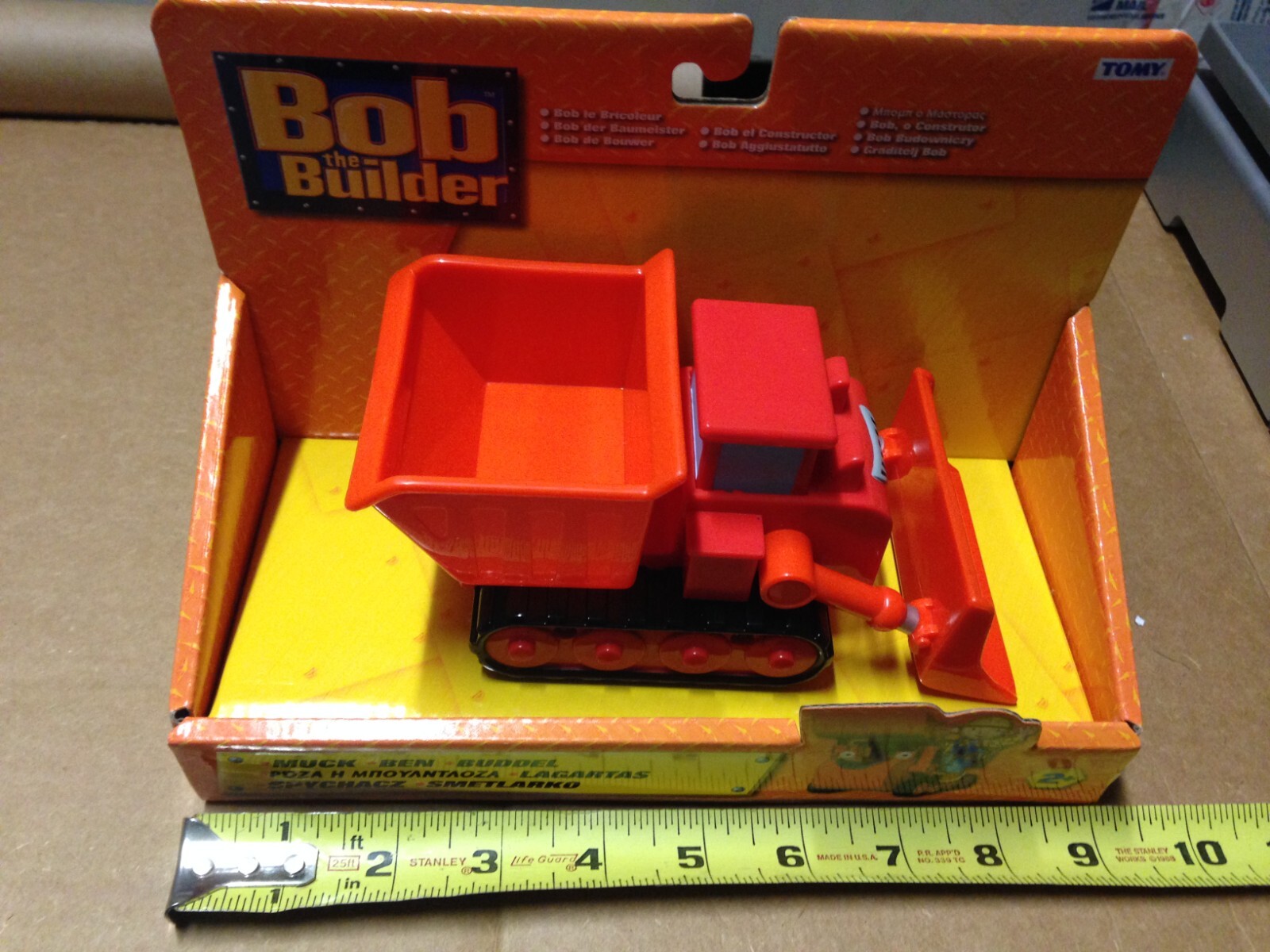 Bob the Builder MUCK – LC65559 – Plastic push toy by TOMY – New & rare