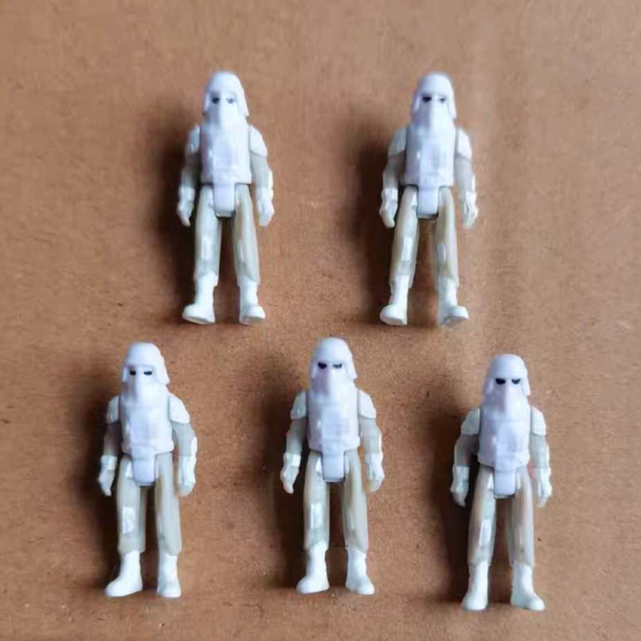 5pcs Star Wars Micro Galaxy Squadron Snowtroopers Clone Figure Rare Chase