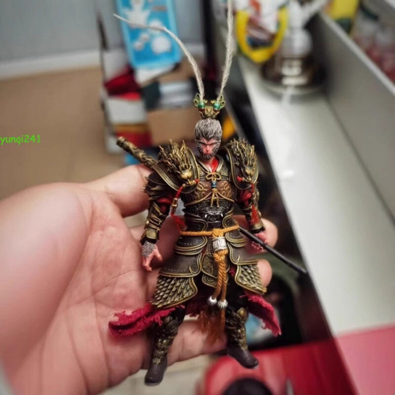 Black Myth Wukong GK Gold Armor Sun Wukong Figure Model w/box Action Toy Gift