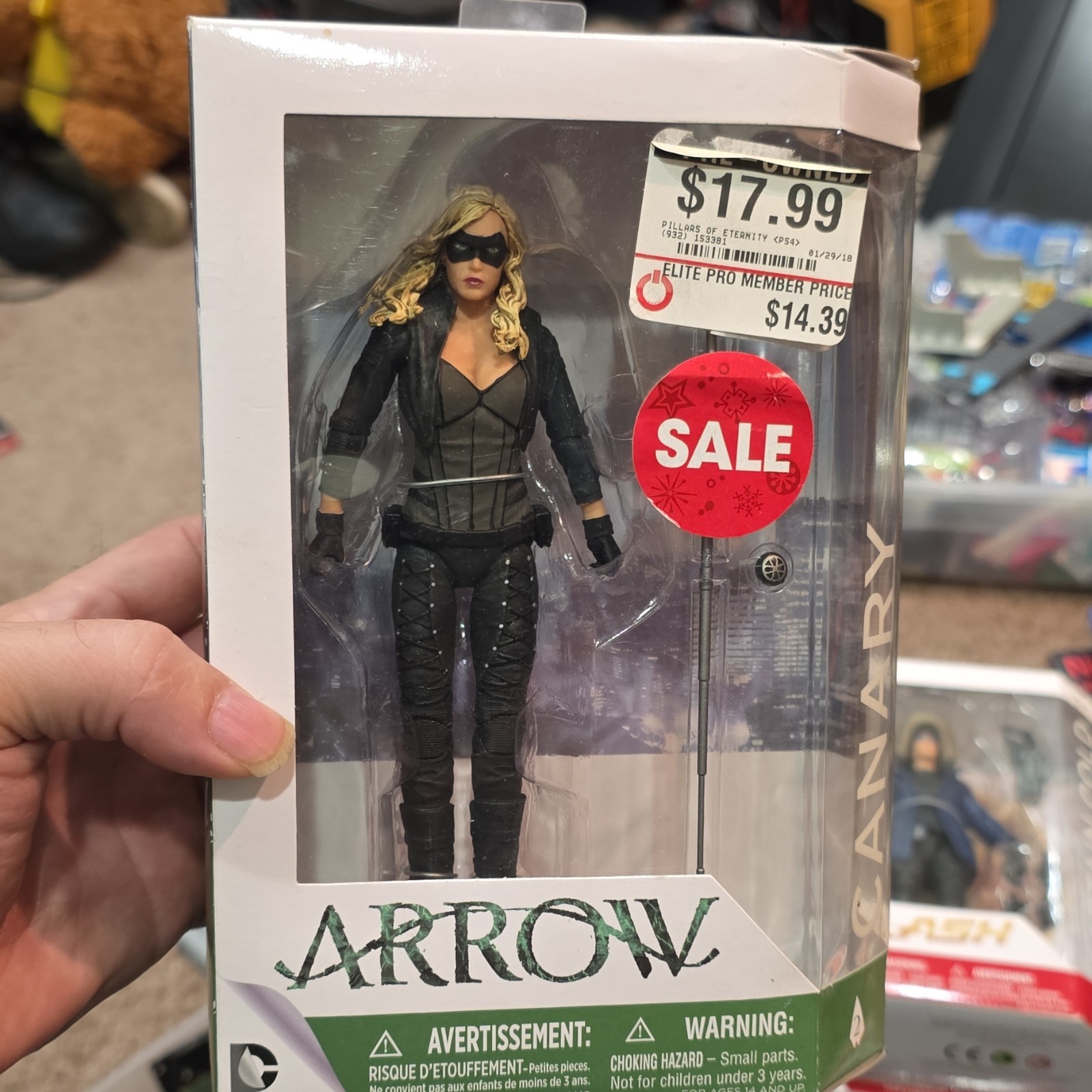 DC Collectibles Arrow TV Series Canary Boxed Action Figure Age 14+
