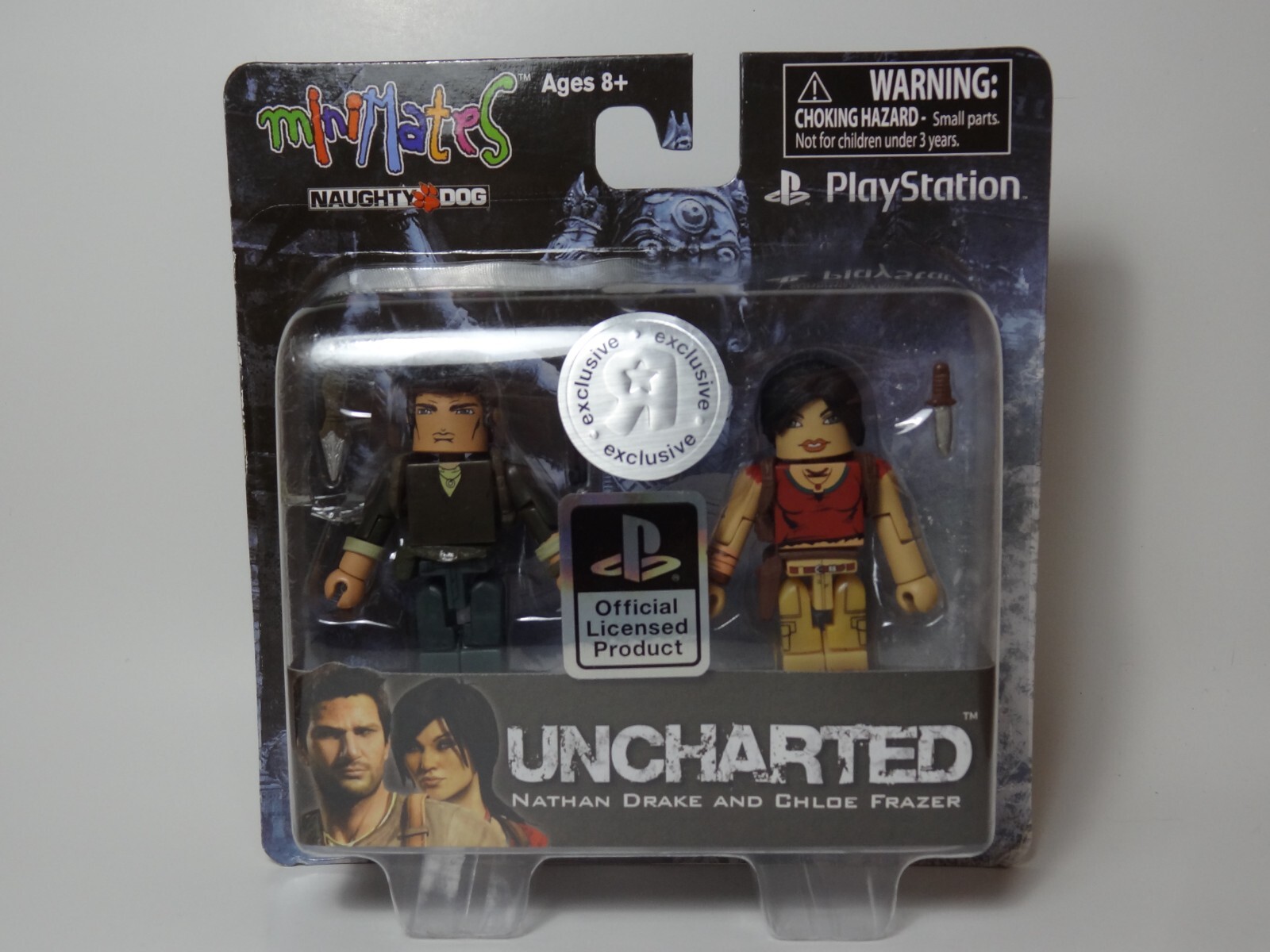 Playstation Minimates Toys R Us Exclusive Uncharted Nathan Drake & Chloe Frazer