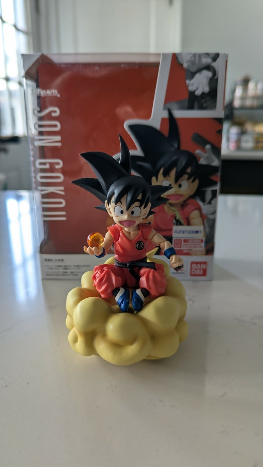 Son Goku Kid Bandai Tamashii Nations S.H.Figuarts Dragon Ball Figure Nimbus