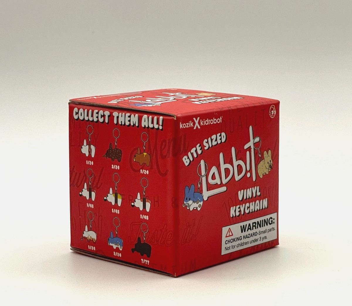 Bite Sized Labbit 1.5&Prime; Single Blind Box Keychain Series Kidrobot