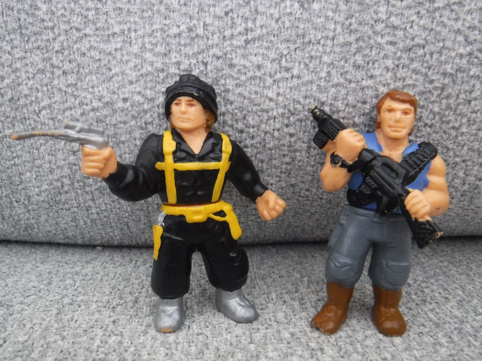 Combat Commandos figure lot Panosh Place 1987 military 2.5&Prime; toy soldiers vintage