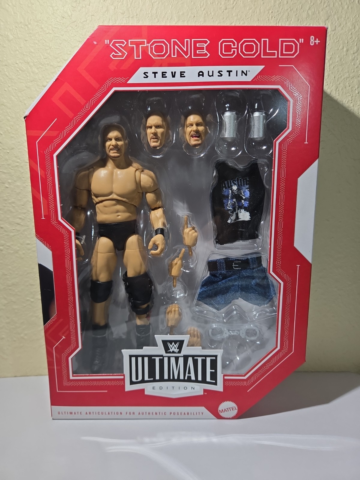 WWE ULTIMATE EDITION Monday Night War Exclusive « Stone Cold » Steve Austin Figure