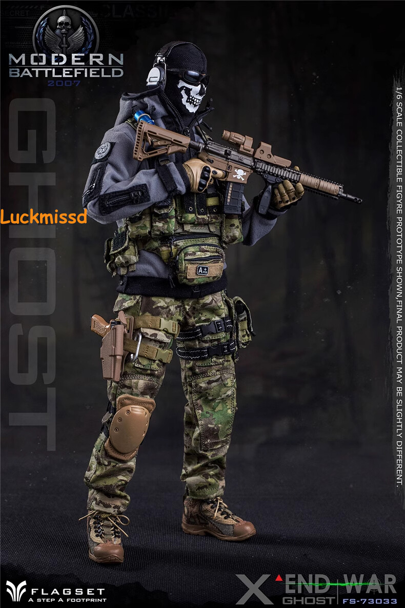 1/6 FLAGSET FS73033 END WAR GHOST « X » Tom Clancy&rsquo;s Endwar Action Figure Model