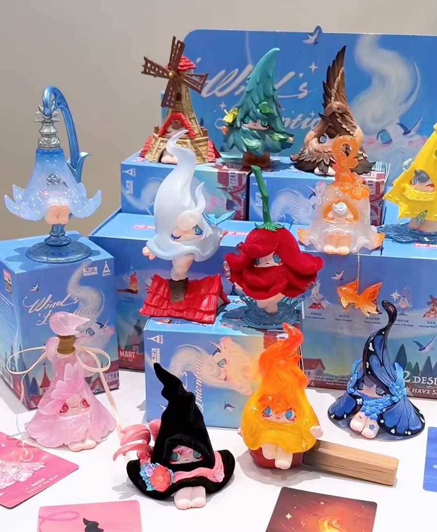 Authentic 1001moons Wind’s Intention Series Blind Box Figures Toy 1 Random