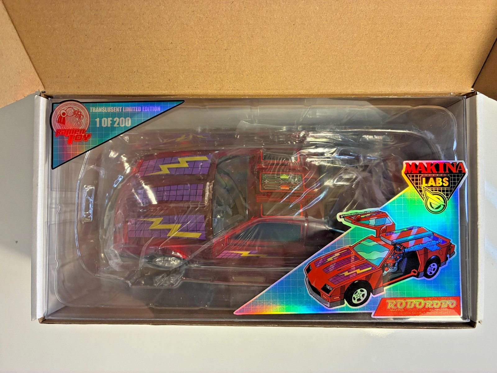 2024 Ramen Toy Translucent Gullwing Thunderhawk Makina Labs 1/200 MISB M.A.S.K.