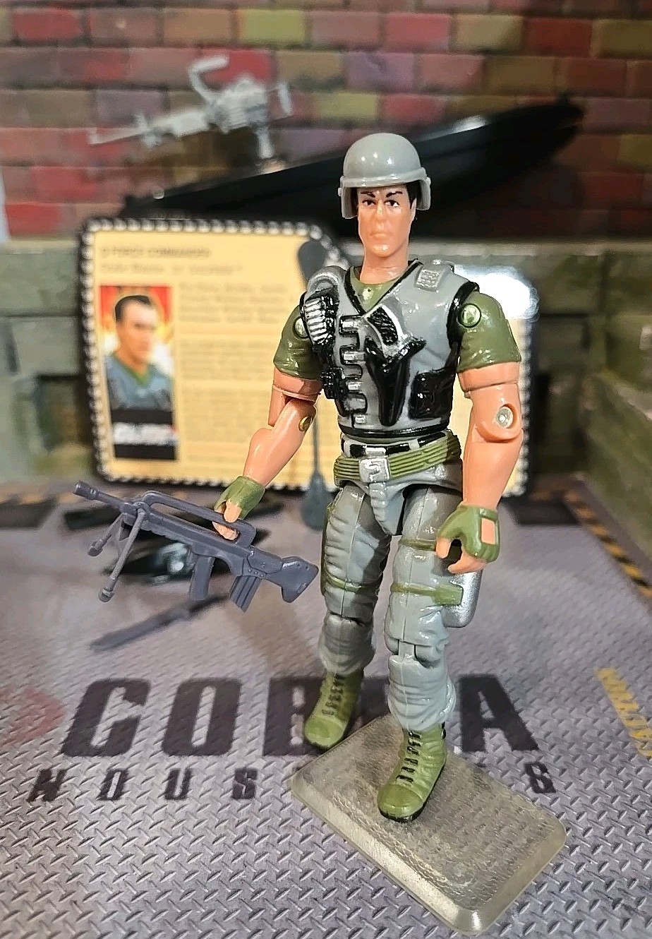 GI JOE ~ 2010 LT DOLPHIN ~ HIGH GRADE ~ 100% COMPLETE & CARD ~ JOECON Q FORCE