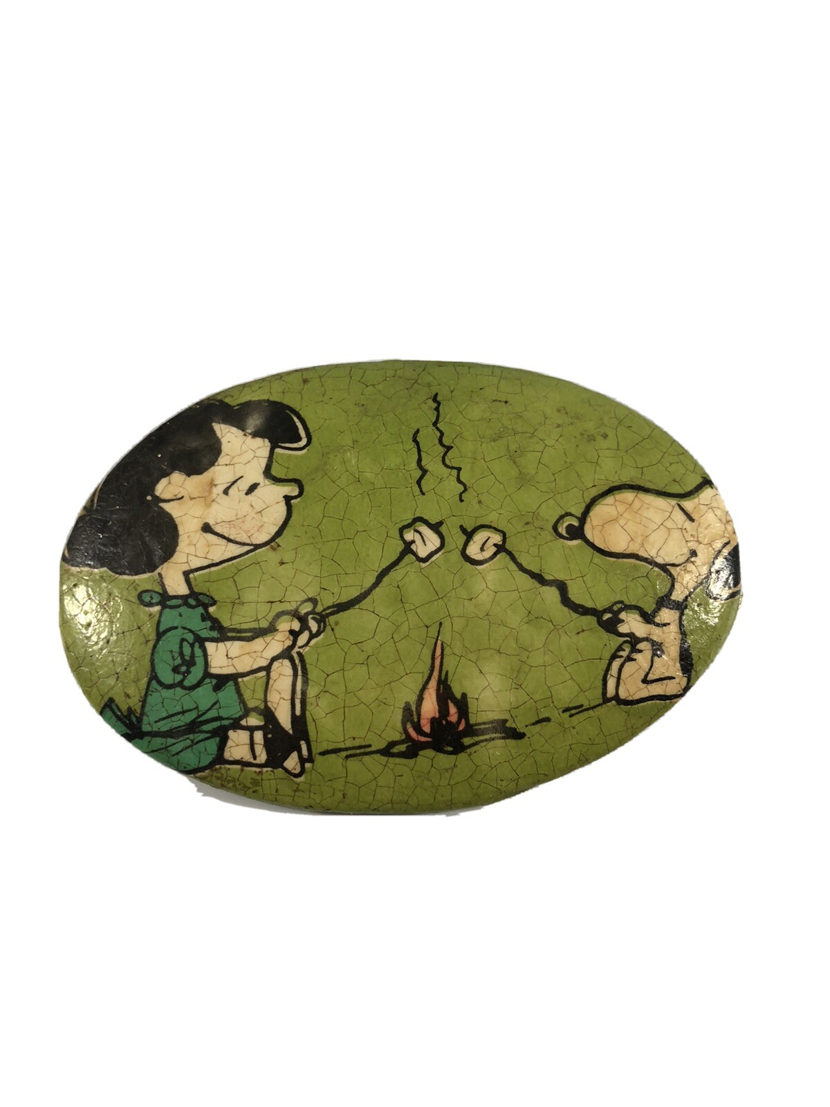 RARE VINTAGE 1972 PEANUTS SNOOPY PROMOTIONAL BUTTON BADGE PIN HD3