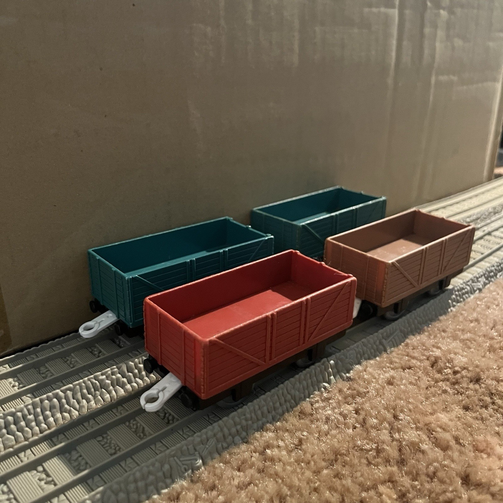 IMPORT! Brown, Green, & Red Troublesome Trucks Thomas & Friends Plarail TOMY
