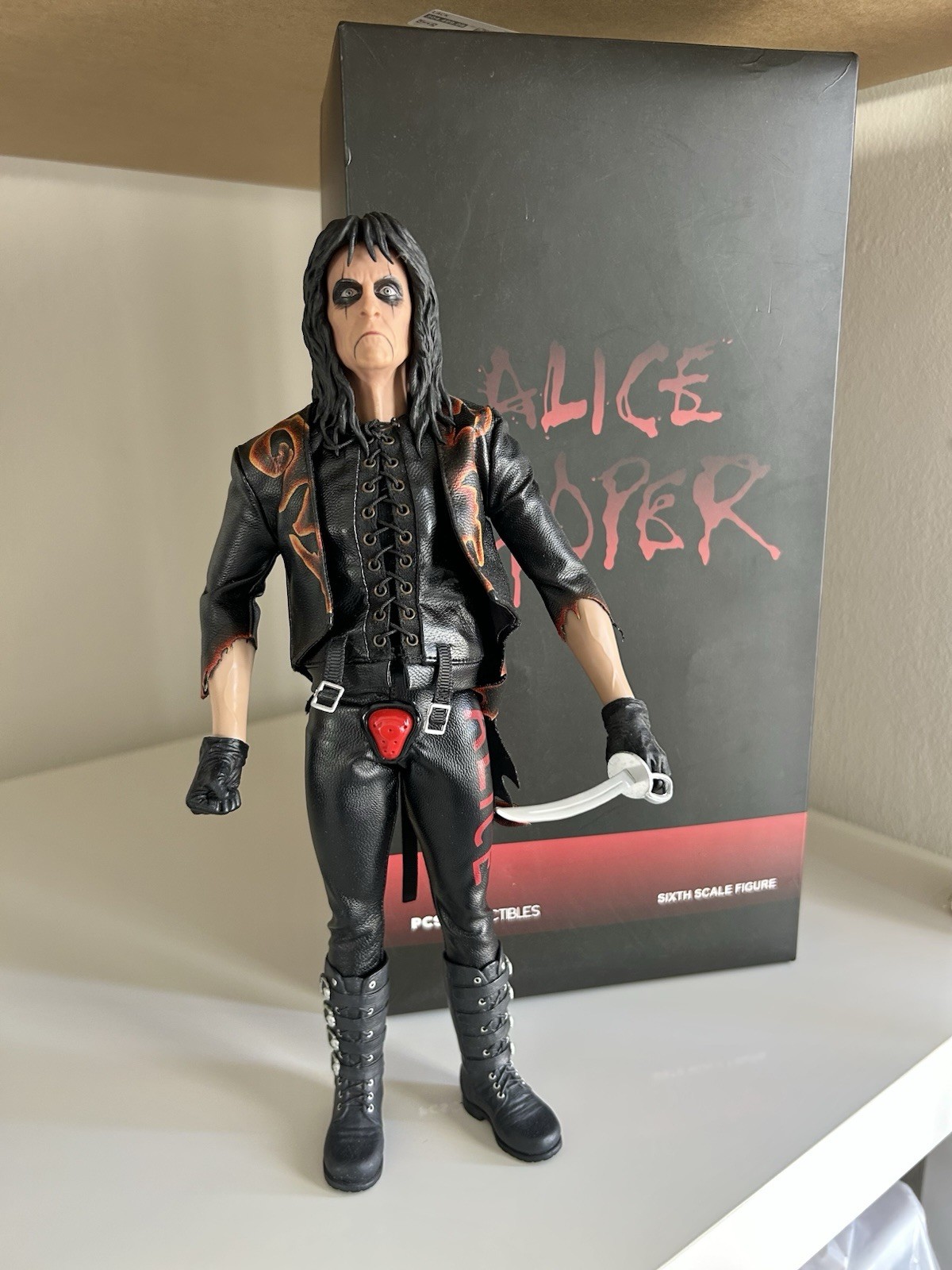Alice Cooper 1/6 PCS Collectibles Toys 12” Action Figure Sideshow