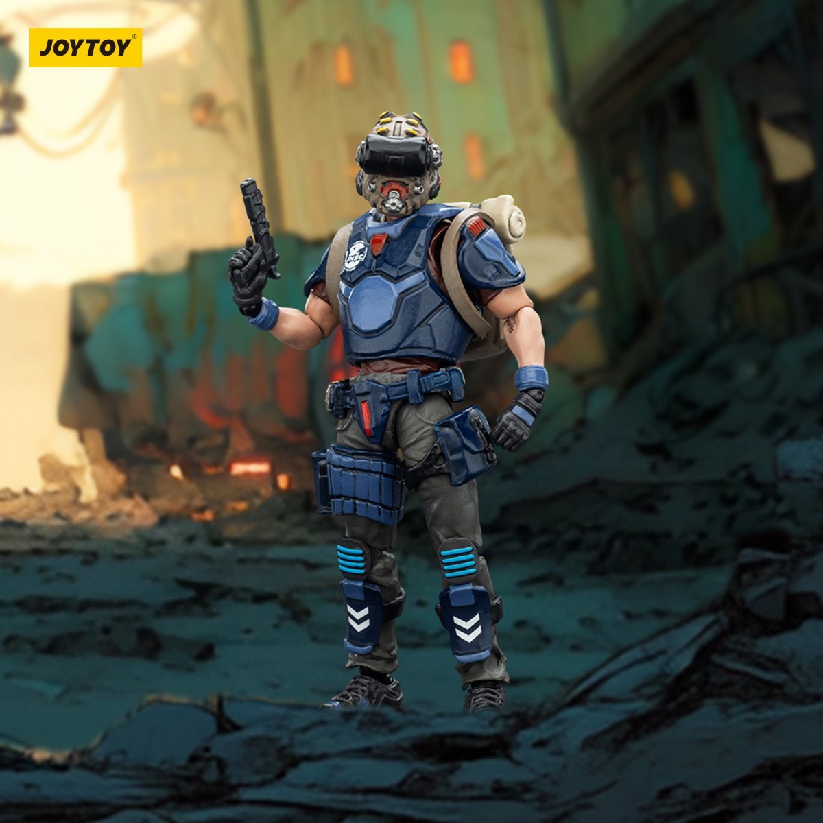 JOYTOY Dark Source 1/25 Action Figures UNSC Infiltration Expert Arthur Model