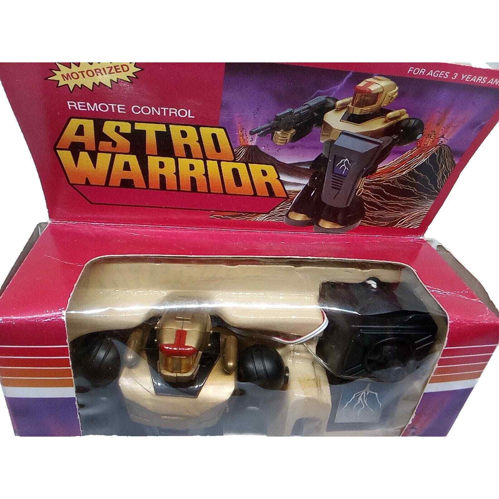 1985 Ciba Astro Warrior Battery Operated Wired Remote Control Motorized New