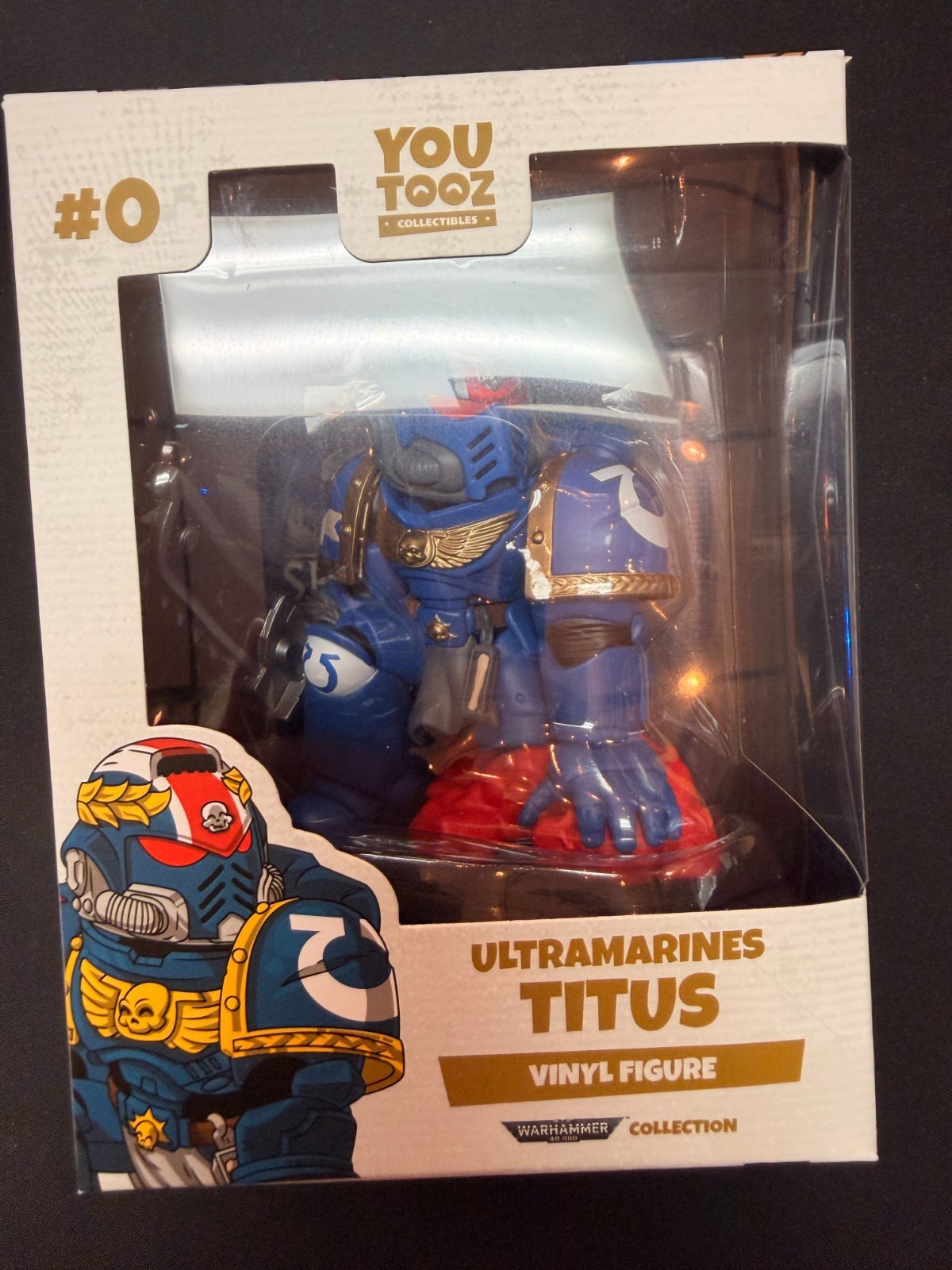 Youtooz Vinyl Figure: Space Marine II #0 Ultramarines Titus – New & Sealed!