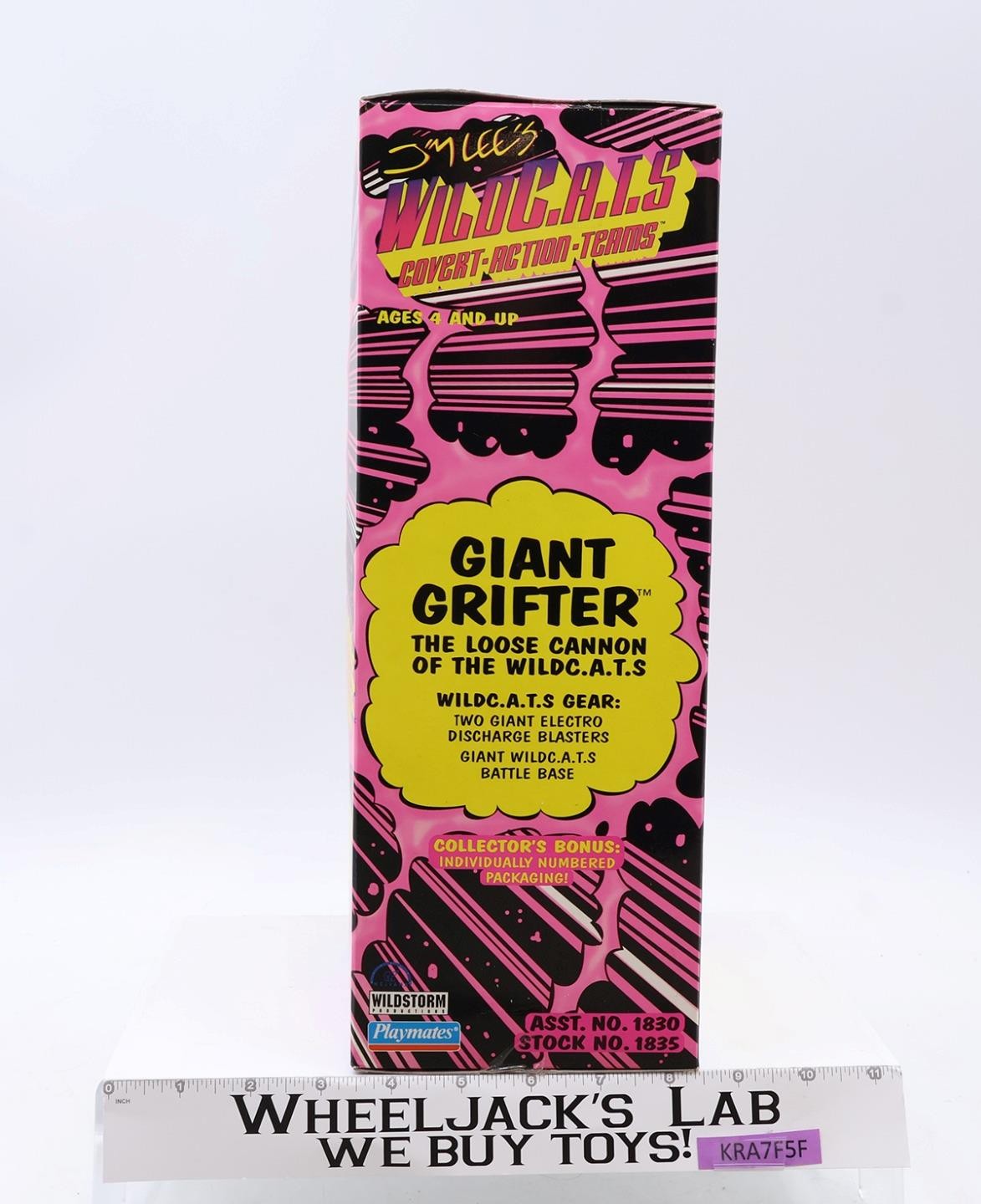 Grifter WILDCATS Special Edition 1995 Playmates 10&Prime; Action Figure NEW SEALED