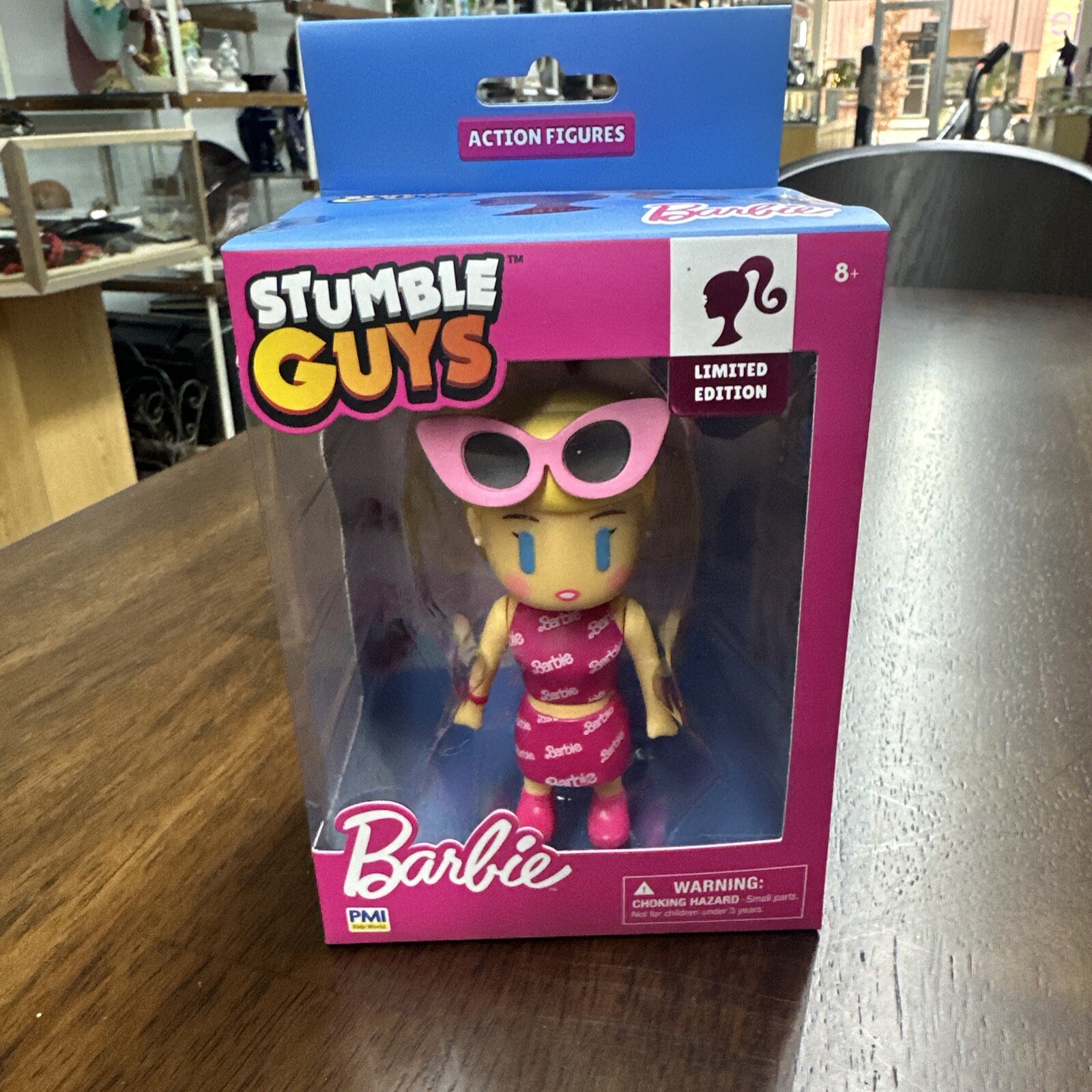 STUMBLE GUYS LEGENDARY BARBIE LIMITED EDITION BOXED 4&Prime; ACTION FIGURE MATTEL