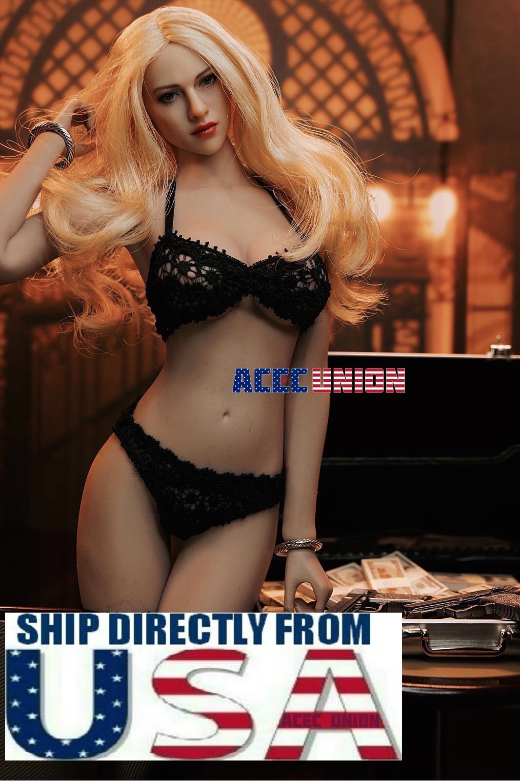 PHICEN 1/6 Super-Flexible Seamless Figure 12&Prime; Amanda Female Doll Set TBLeague