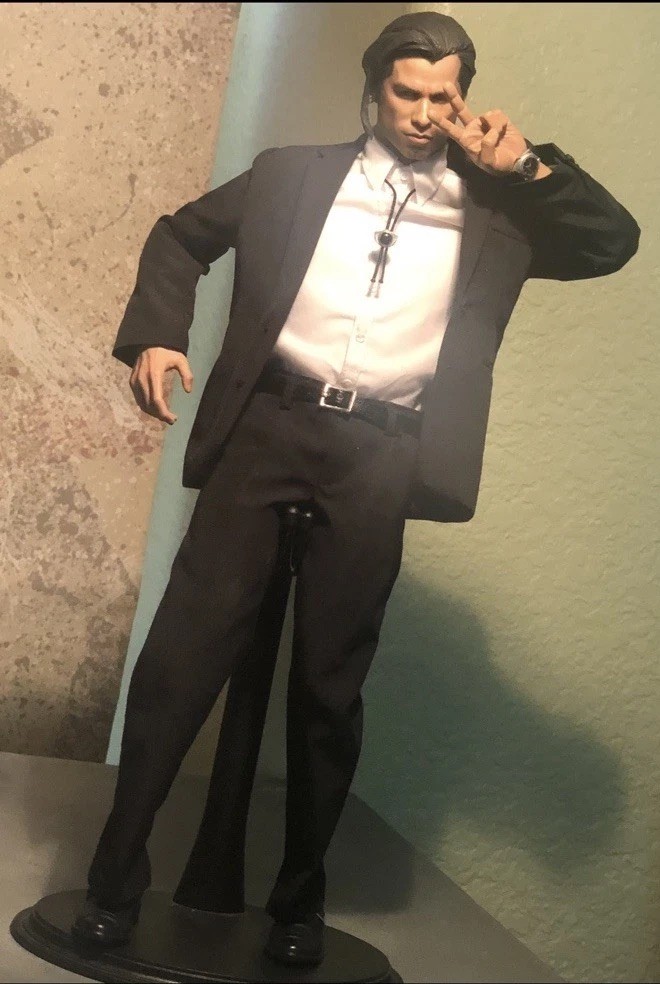 Custom Mina Yu Sinag Iris John Travolta Pulp Fiction Vincent 1/6 Figure
