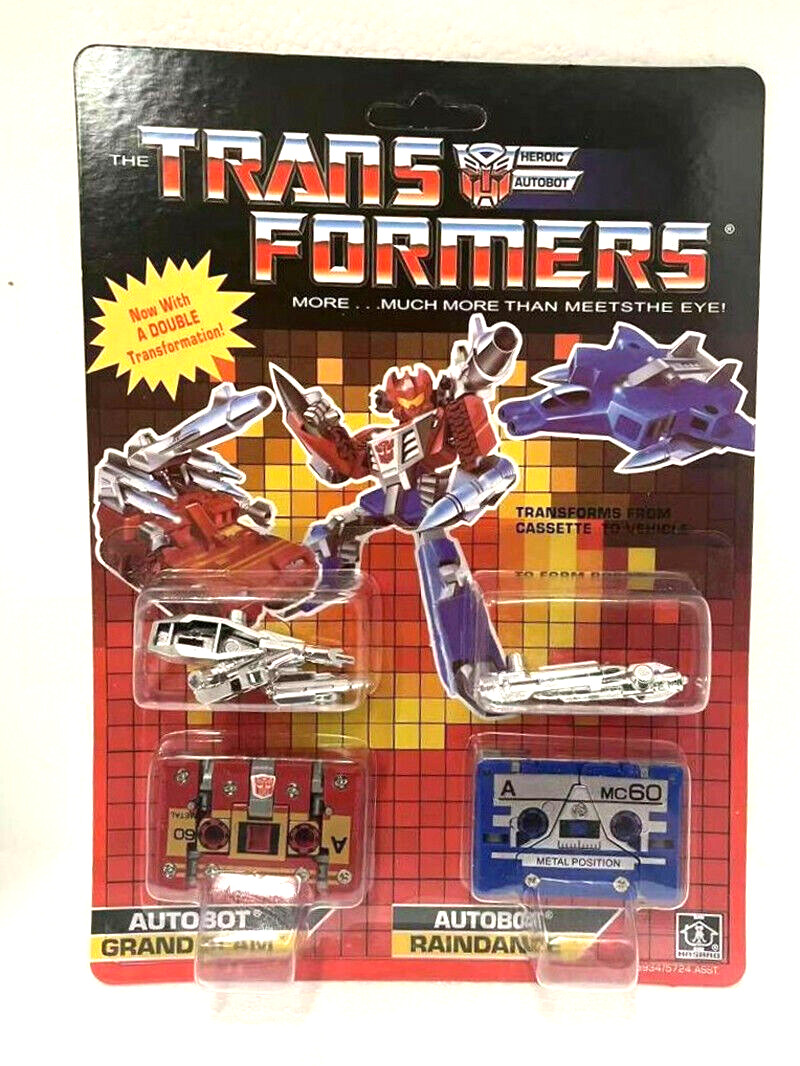 Transform G1 Grand Slam Raindance Ramhorn Eject Rewind Steeljaw reissue MISB