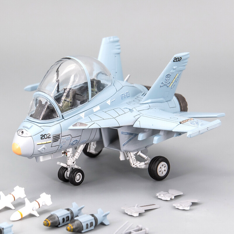 F/A-18F Fighter Aircraft Cute Version 3D Printed static Models