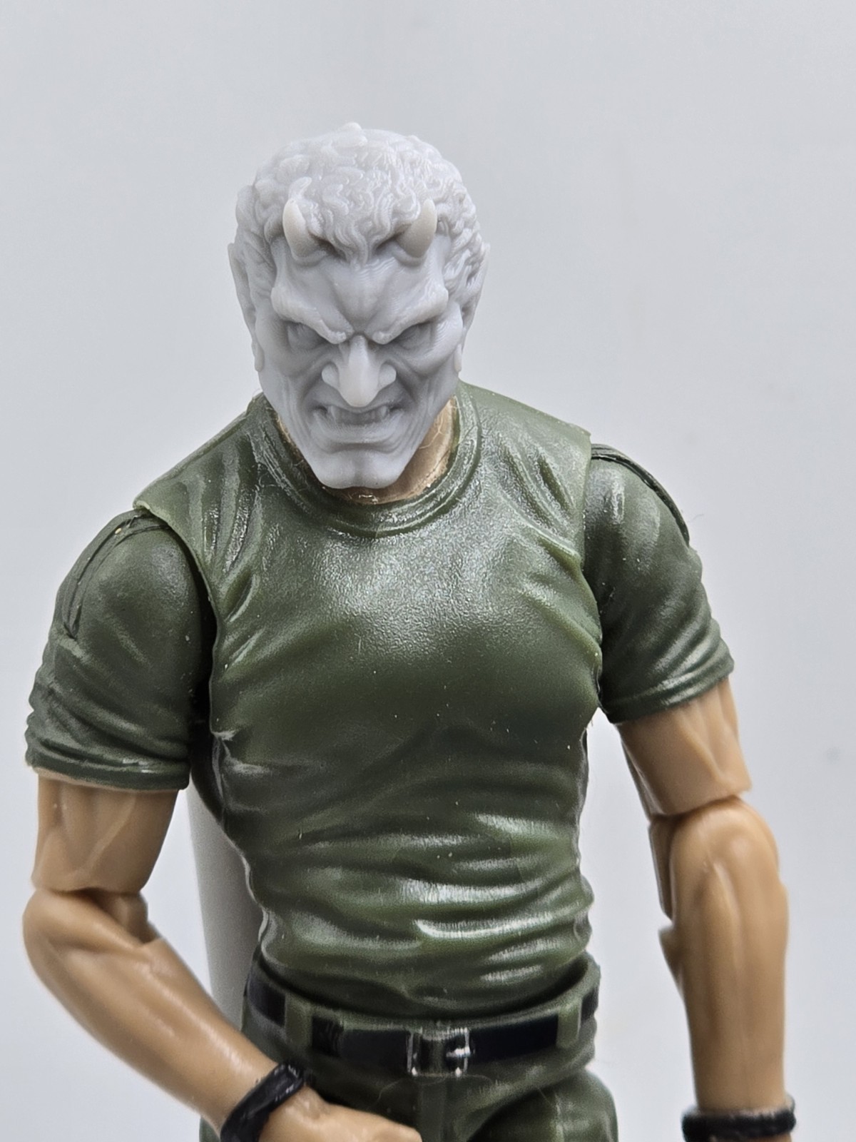 3d Printed CLASH GOD CALIBOS HEAD 1:18 3 3/4&Prime; 25th Anniversary B124
