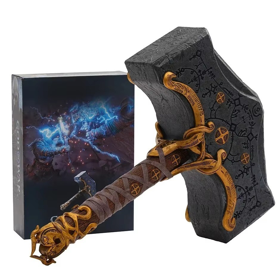God of War 5 Ragnarok Kratos Hammer Collector&rsquo;s Edition 29x39cm