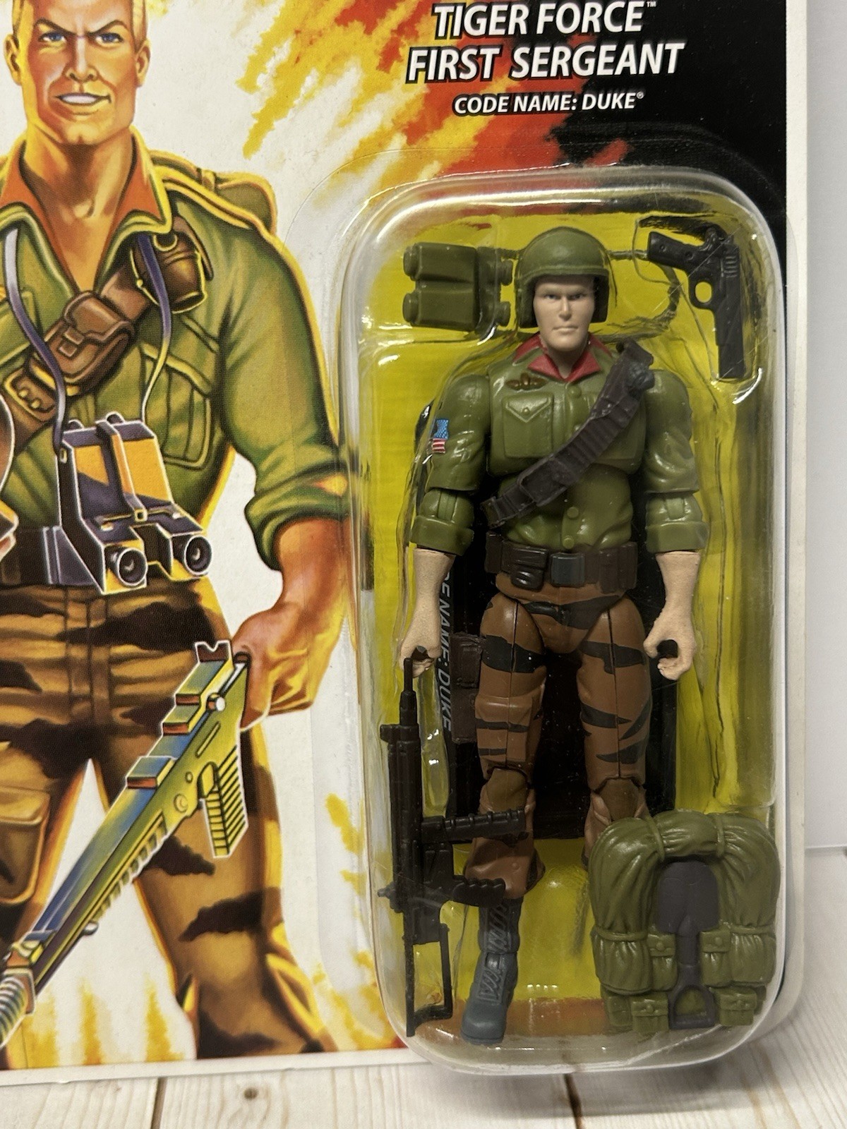 GI JOE Tiger Force First Sergeant Duke 3.75” Action Figure 25th Anniversary 2008