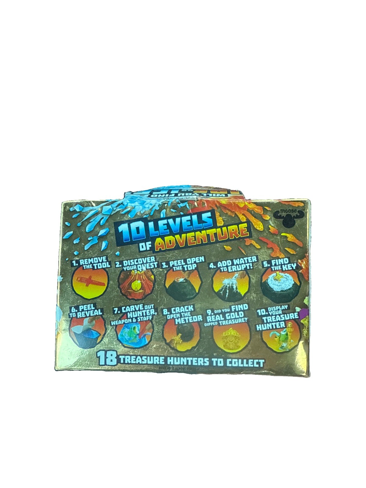 Moose Enterprise Ice Action Figure – 41545 Top Of Box Torn Factory Sealed