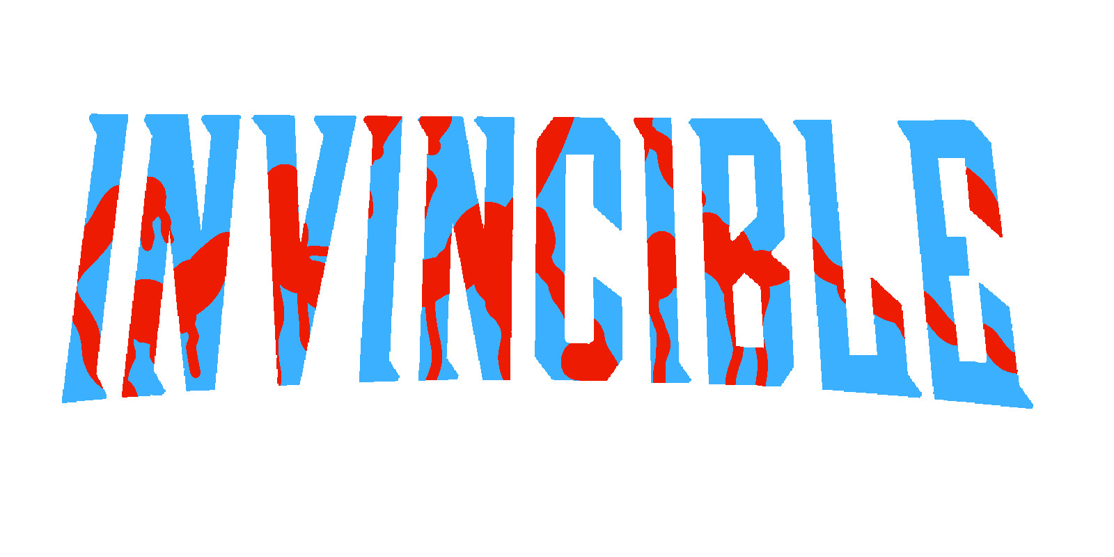 Invincible Comic Title Vinyl Decal