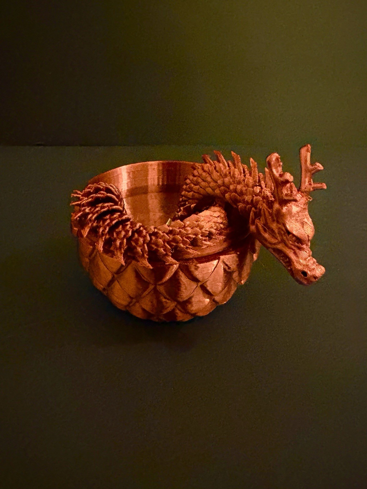 3D Printed Dragon Egg with 2 Dragons – 18in and 12in Movable Articulated