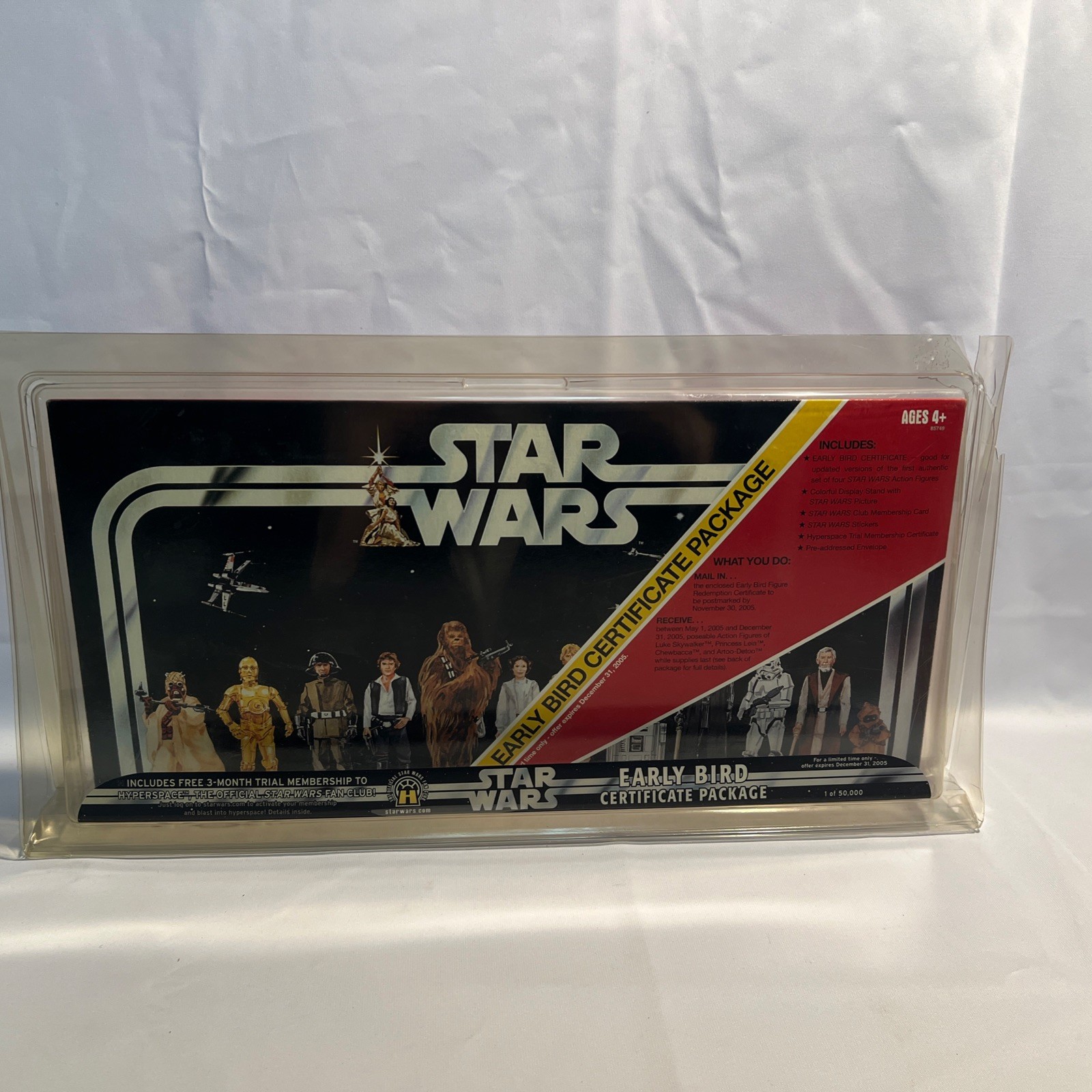 2005 Star Wars Mail In EARLY BIRD CERTIFICATE PACKAGE Sealed Exclusive