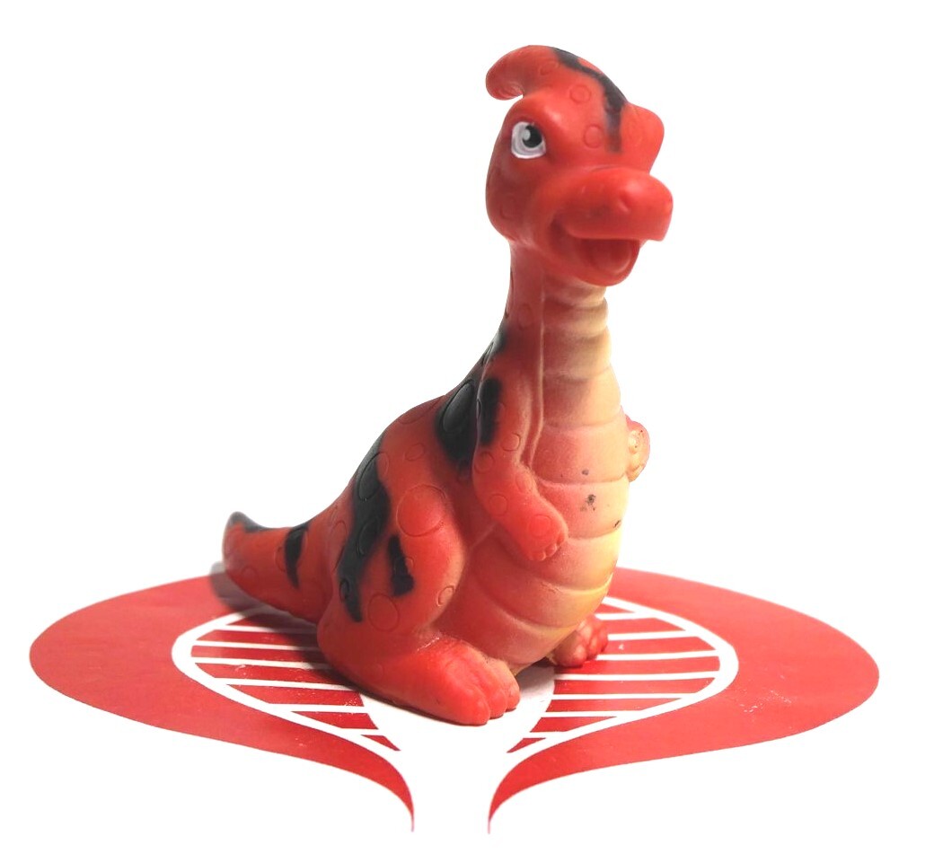 Dinosaur Babies Figurine Parasaurolophus Rubber Dinosaur Unbranded 3.5&Prime;
