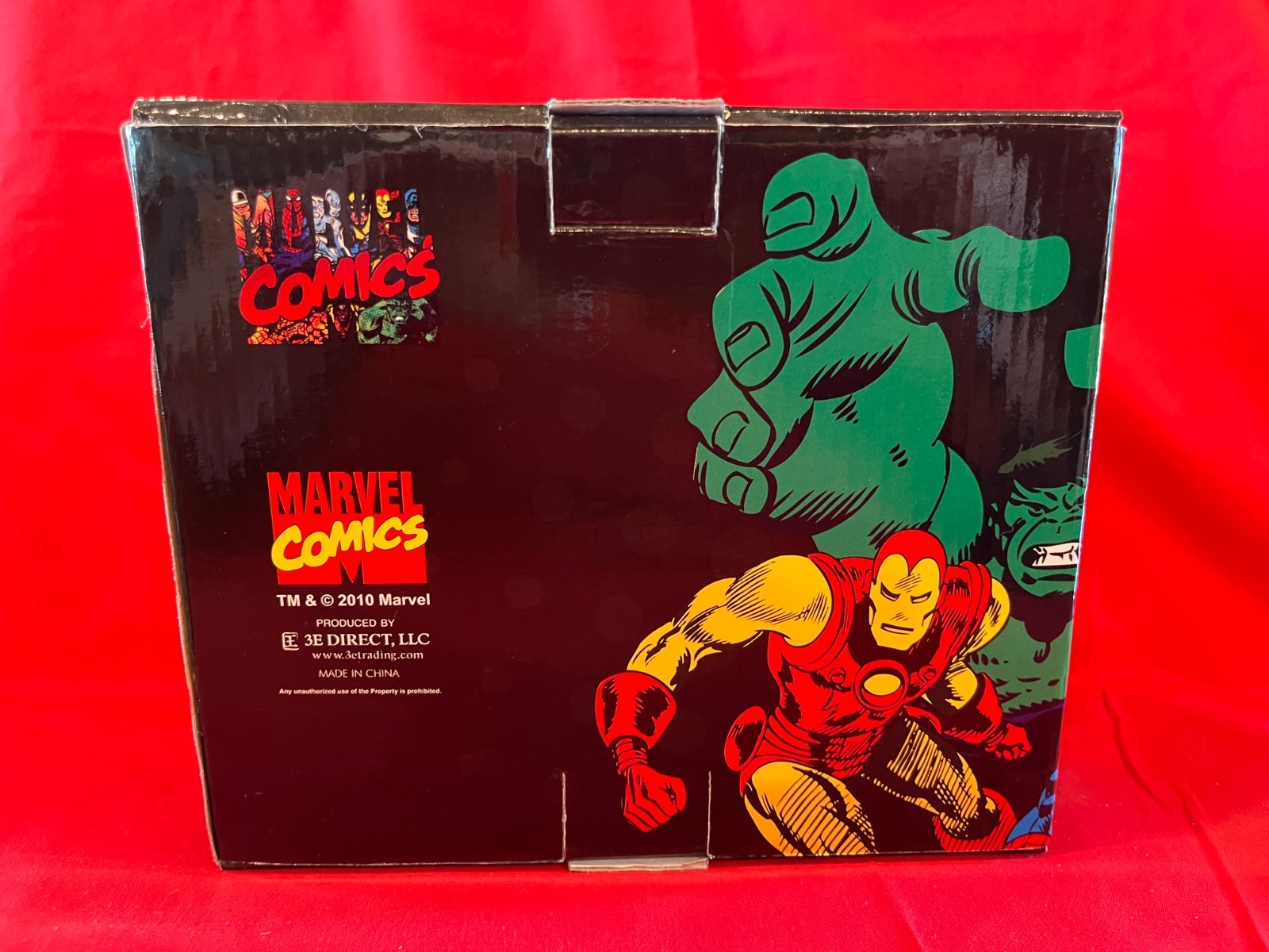 MARVEL COMICS SPIDER-MAN FULL-WRAP TUMBLERS 16OZ GLASS SET/2 3E DIRECT 2010