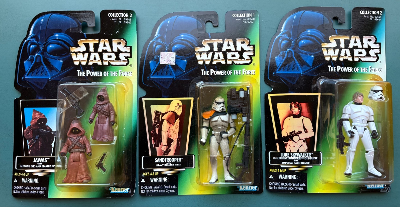 1996 Kenner Star Wars The Power of the Force Bundle (E4) – Sun Damage