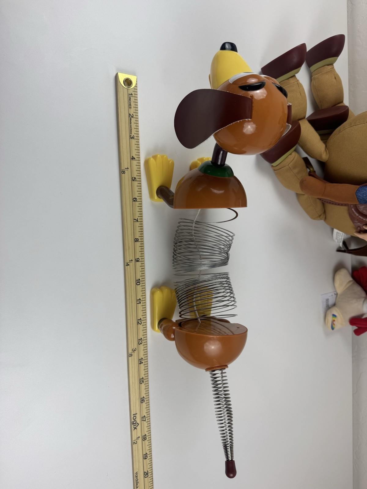 Disney Pixar Toy Story 15&Prime; Woody Push Belly, Bullseye, Slinky & Forky *Read