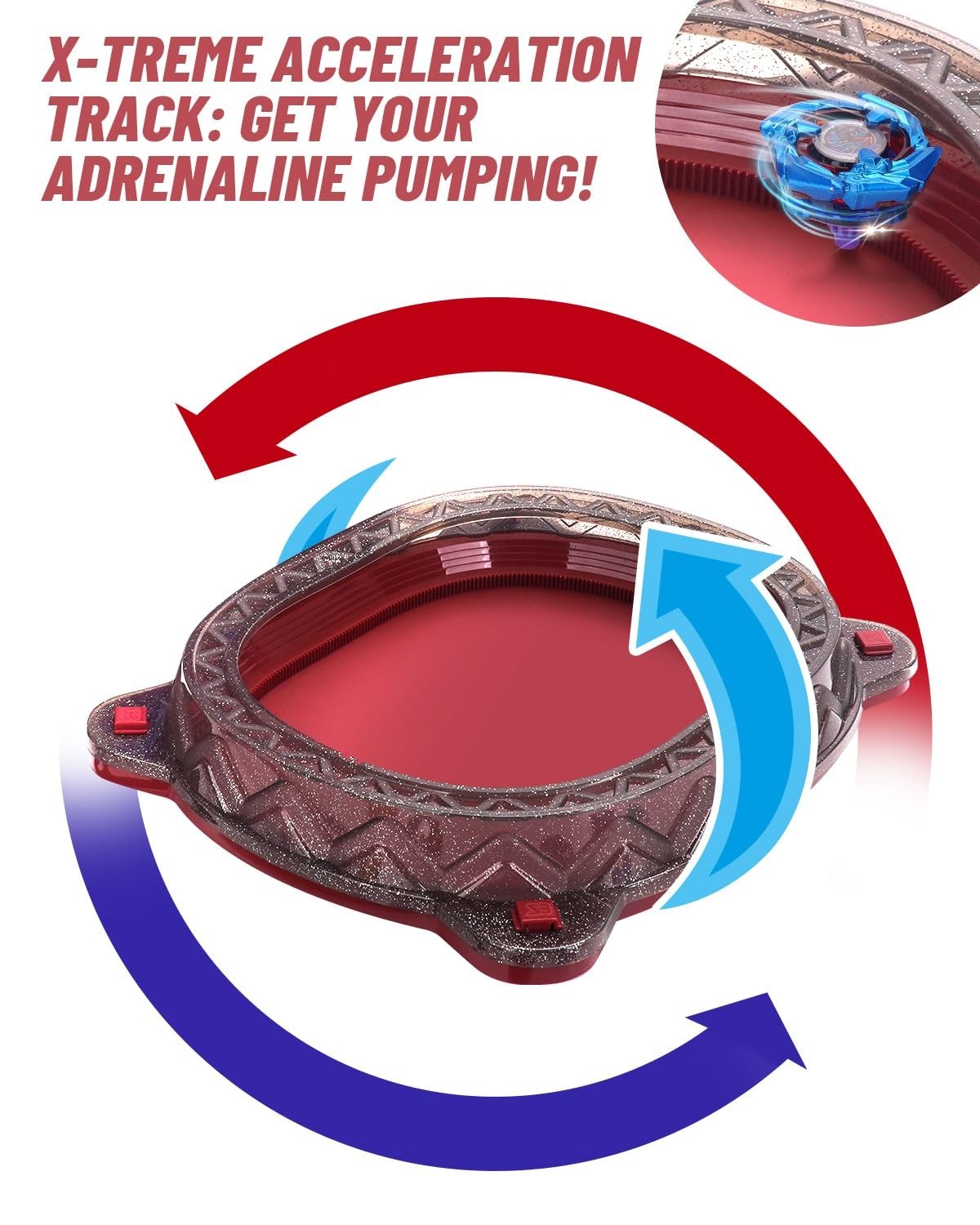 Ultimate Spin Top Battle Set – 6 Tops, 2 Launchers & Arena – Gift for Kids 6+