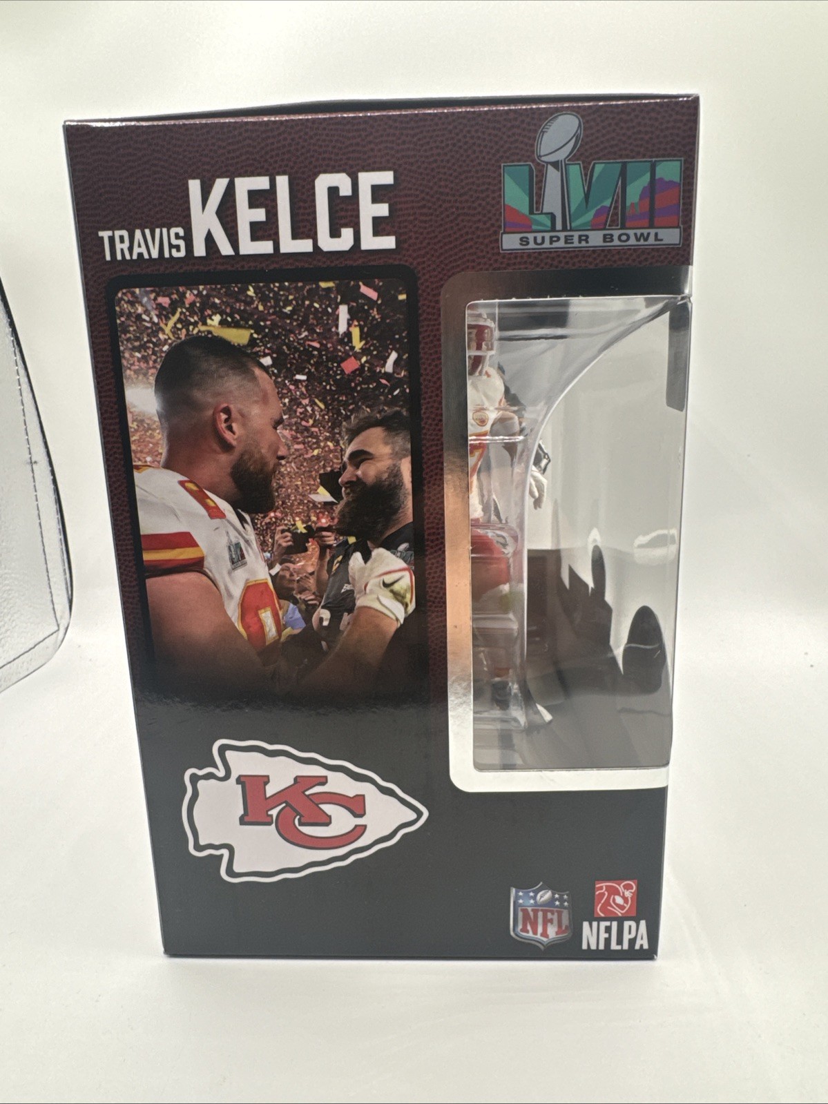 McFarlane SportsPicks TRAVIS KELCE & JASON KELCE 7&Prime; Figure 2-Pack Chiefs Eagles