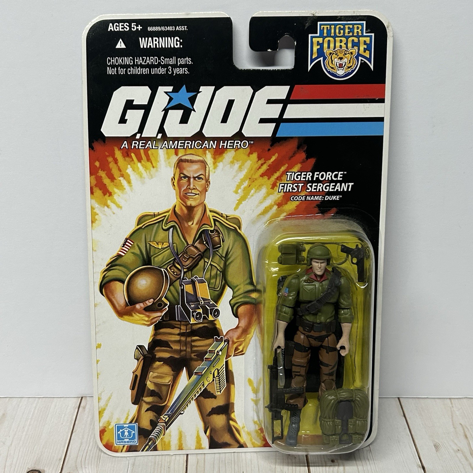 GI JOE Tiger Force First Sergeant Duke 3.75” Action Figure 25th Anniversary 2008