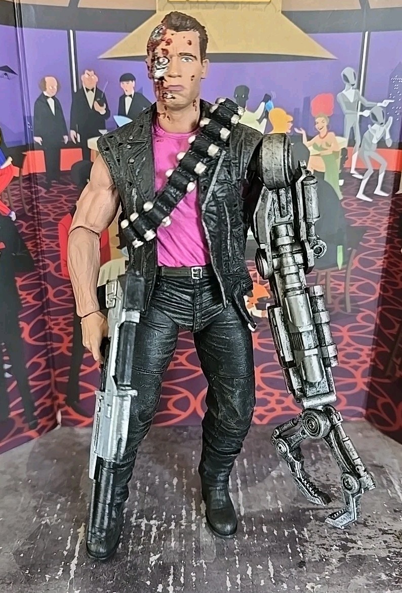 NECA Reel Toys Terminator 2 Kenner Tribute Power Arm T-800 Incomplete 7&Prime; Figure