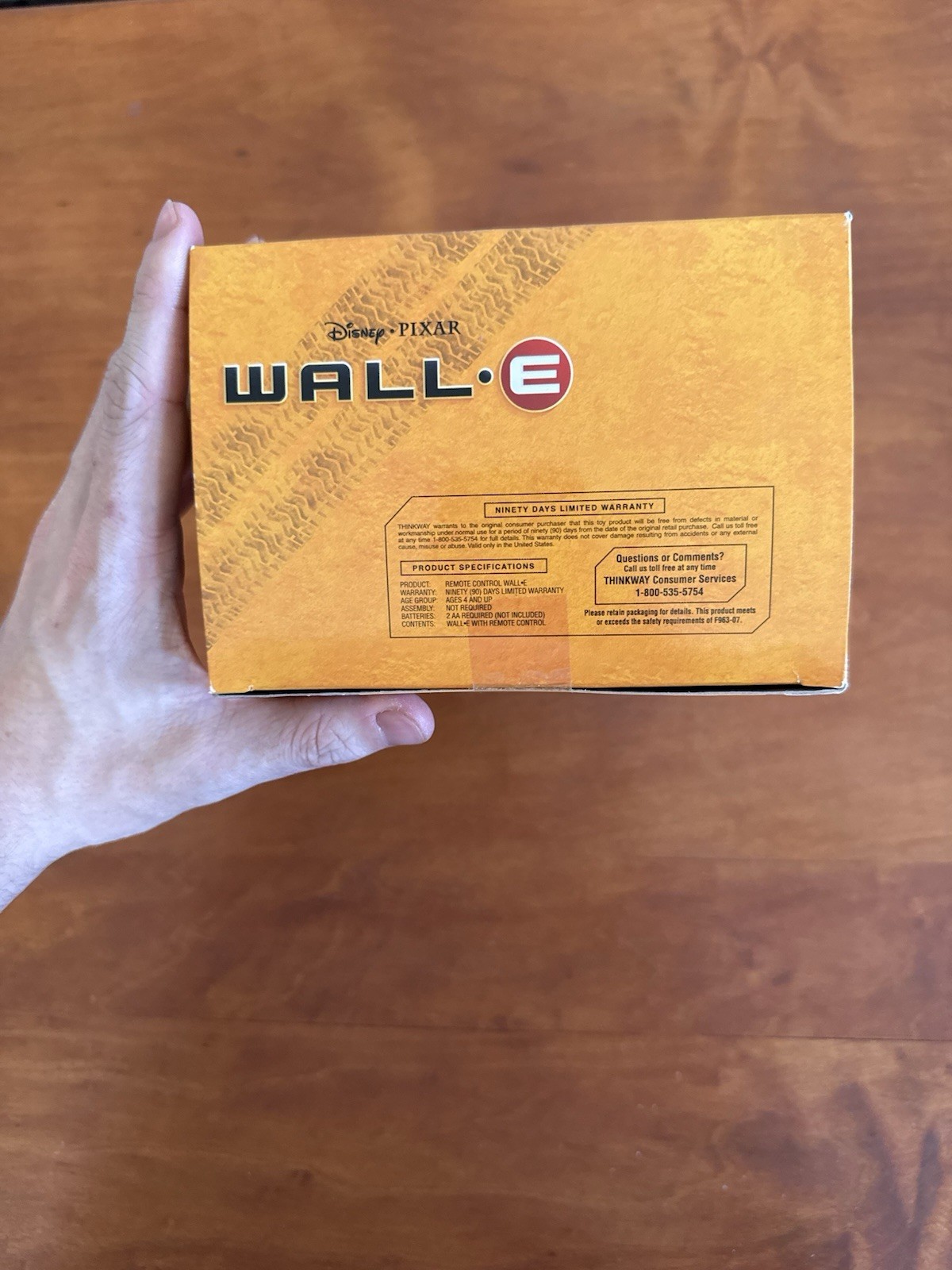 Disney Pixar WALL-E Remote Control Toy Thinkway In Box BRAND NEW Sealed 2011