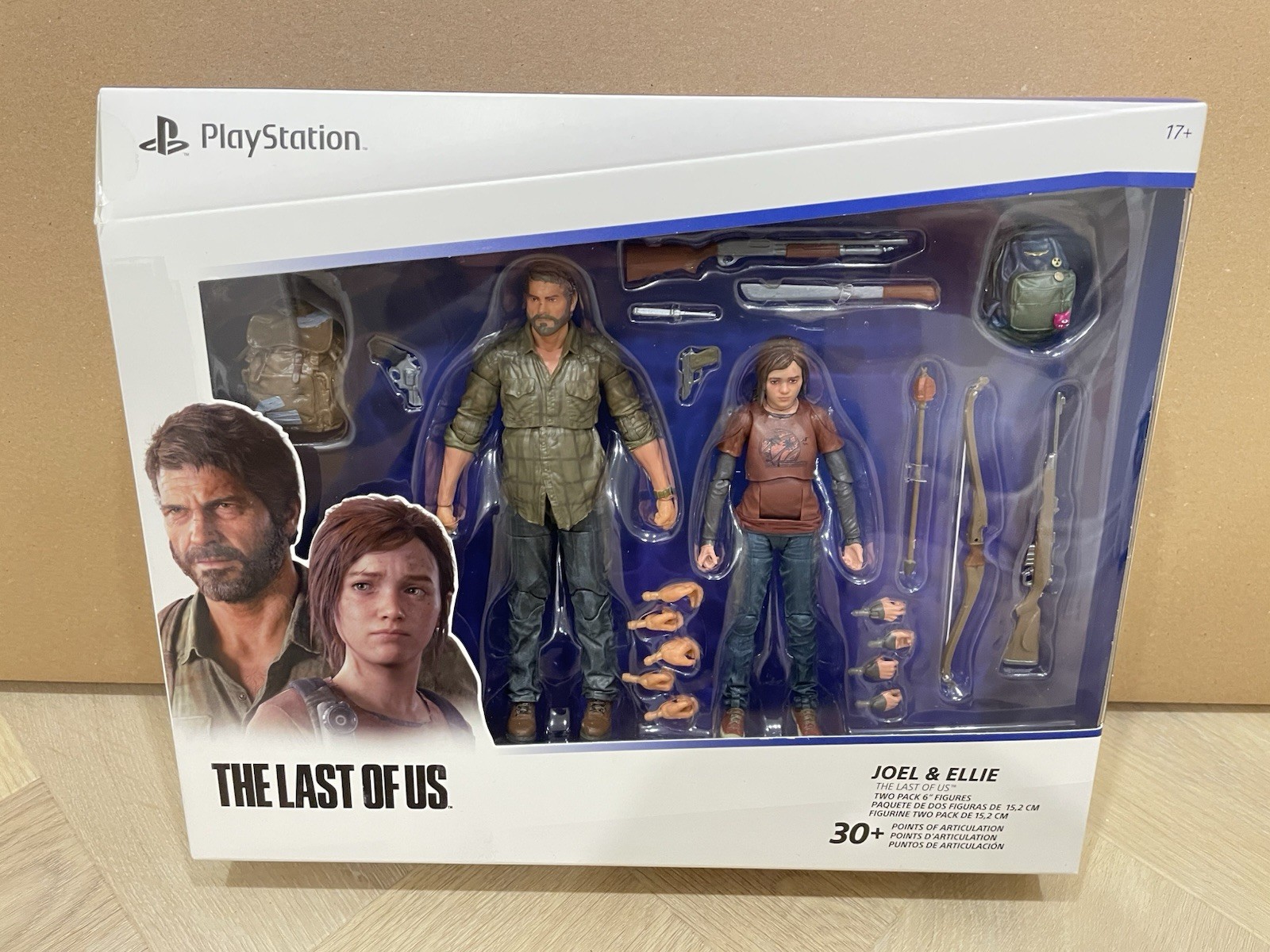 Spin Master PlayStation The Last of Us: Joel & Ellie Figures 2-Pack New Sealed