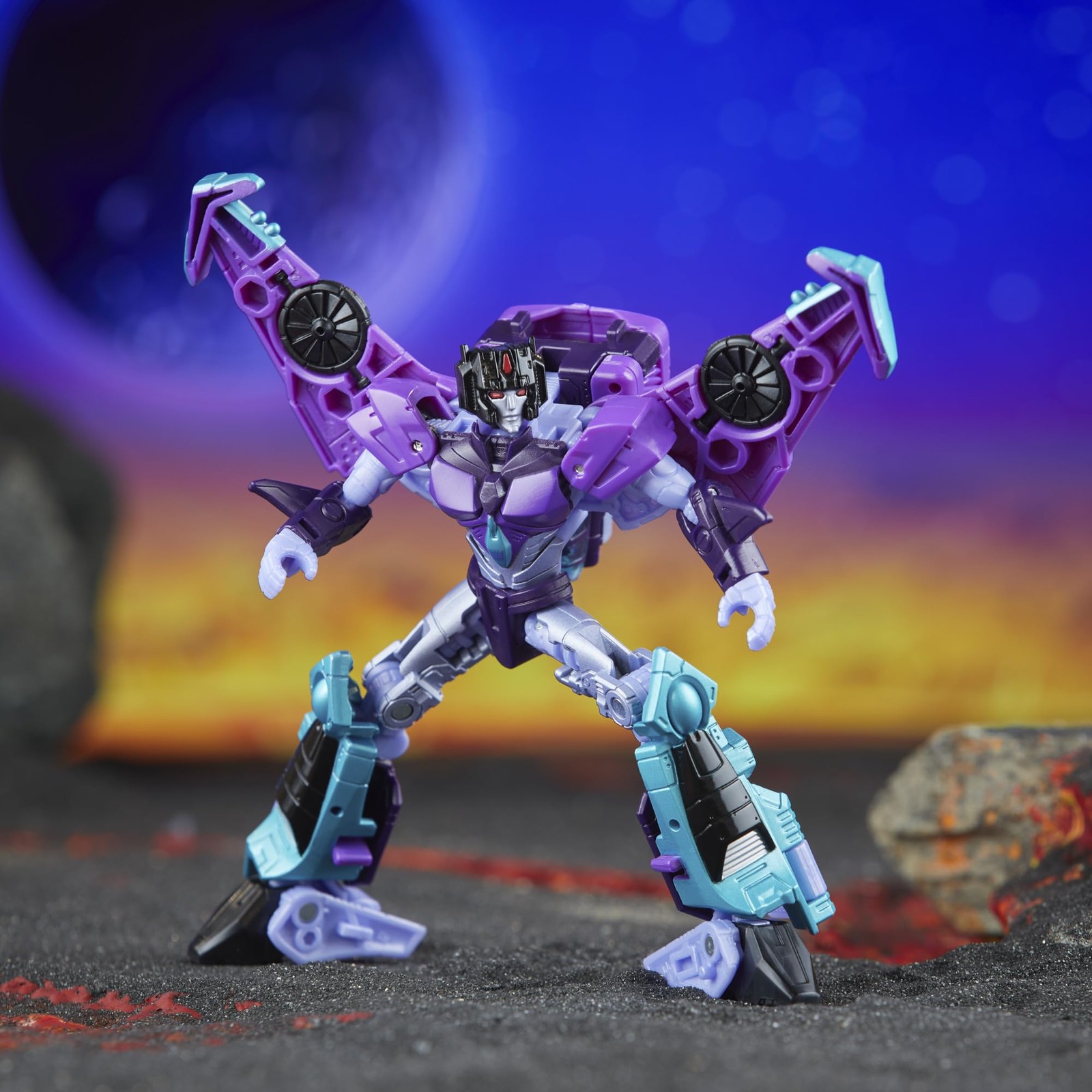 Transformers Legacy United Deluxe Class Cyberverse Universe Slipstream, 5.5-inc
