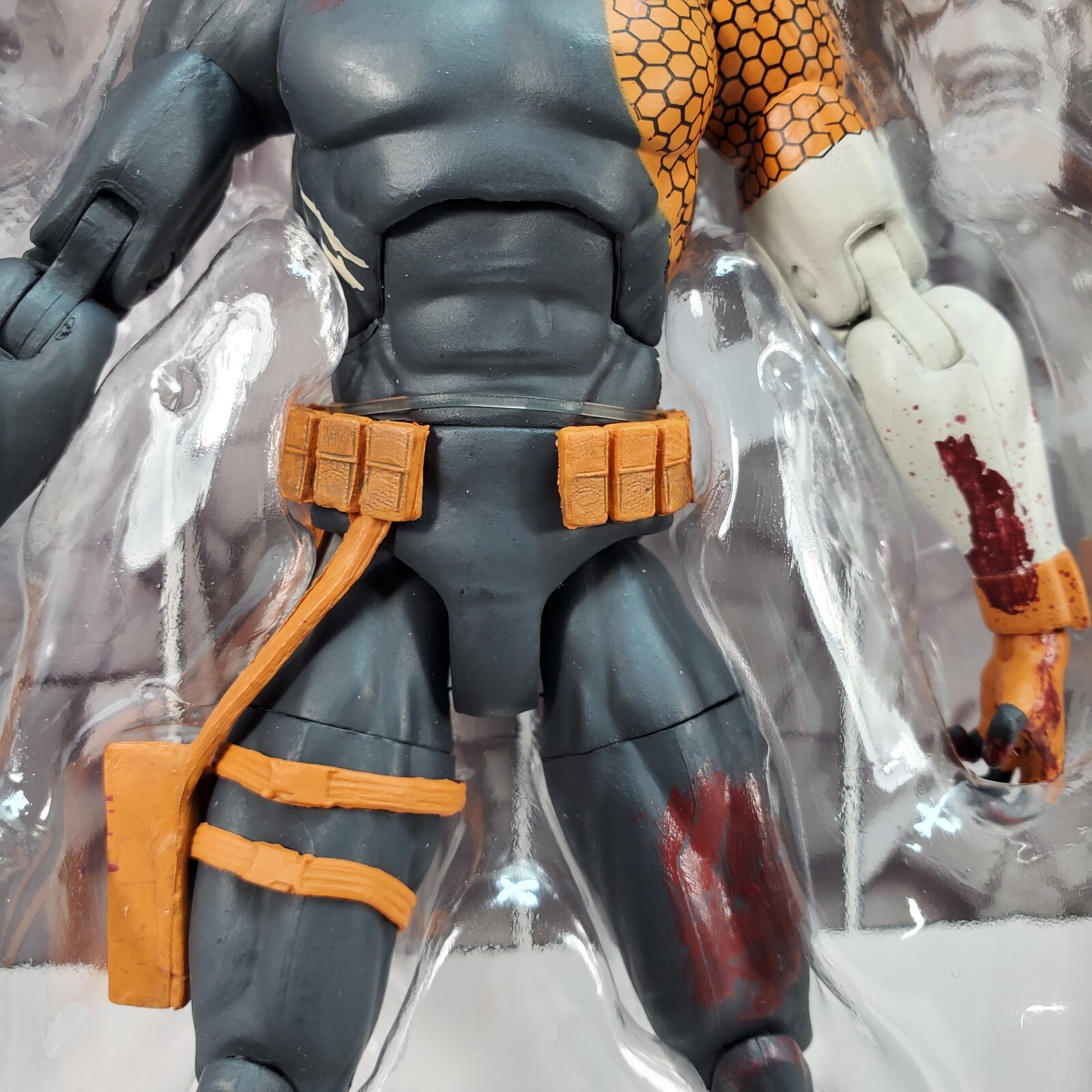 DC Direct Dceased Unkillables Deathstroke 2022 7&Prime; Poseable Figure Open Box