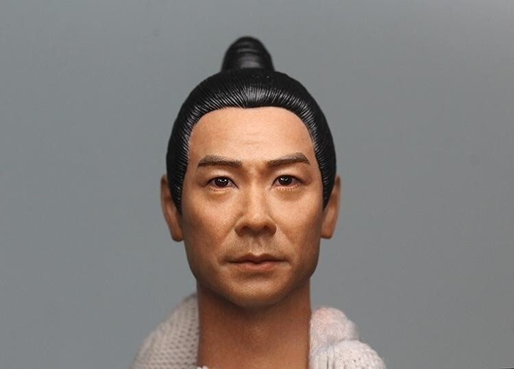 1/6 Man Chinese Kung Fu Star Qi Jiguang Zhao Wenzhuo Head Carved Fit 12&Prime; Figure